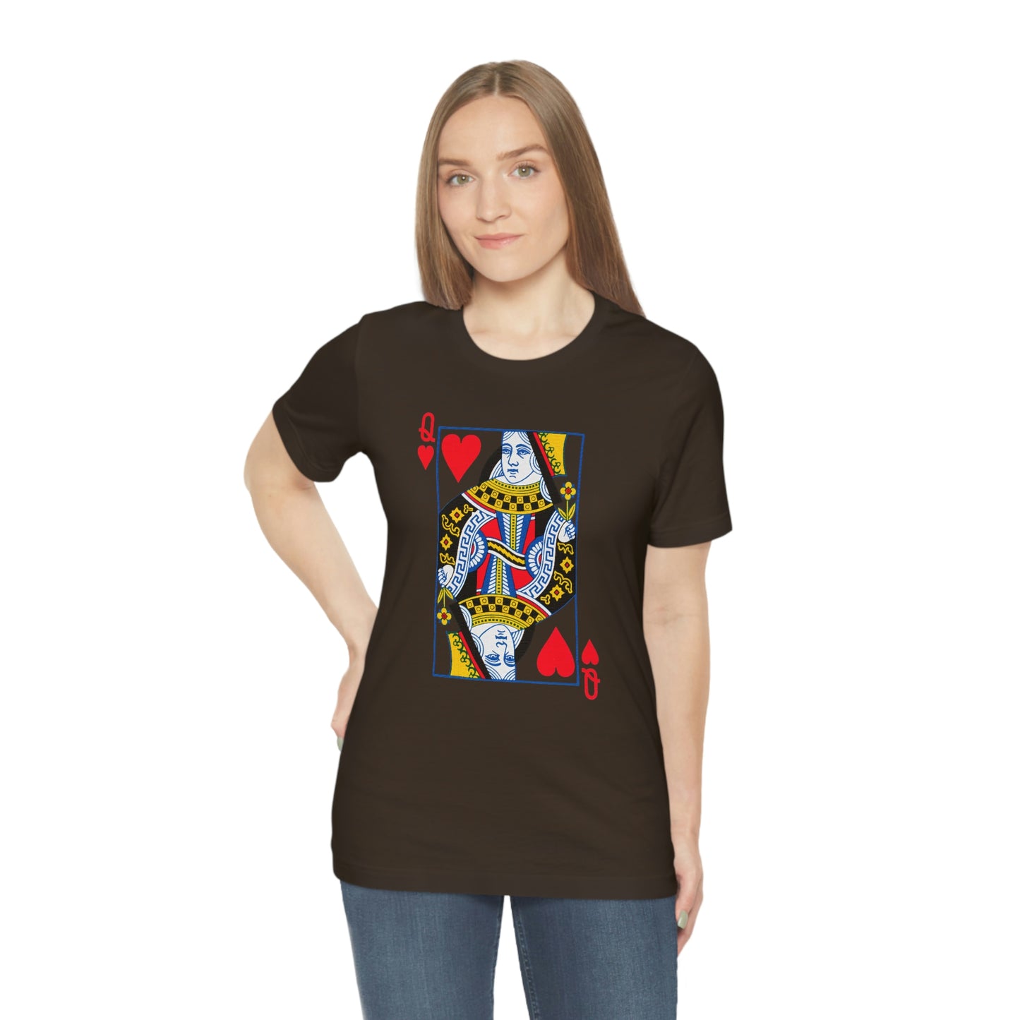"Queen of Hearts" Unisex Jersey Short Sleeve Tee
