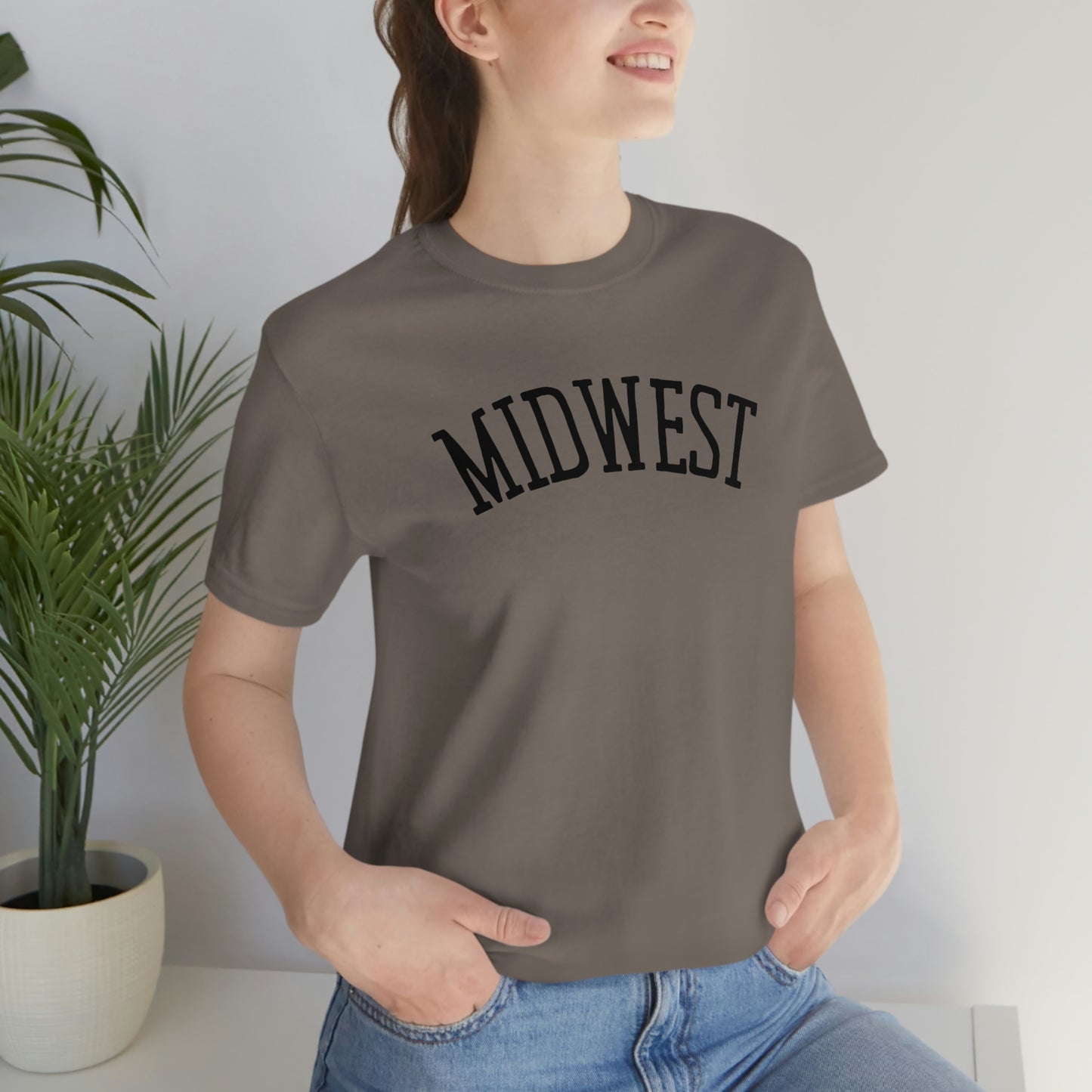 "Midwest" Unisex Jersey Short Sleeve Tee