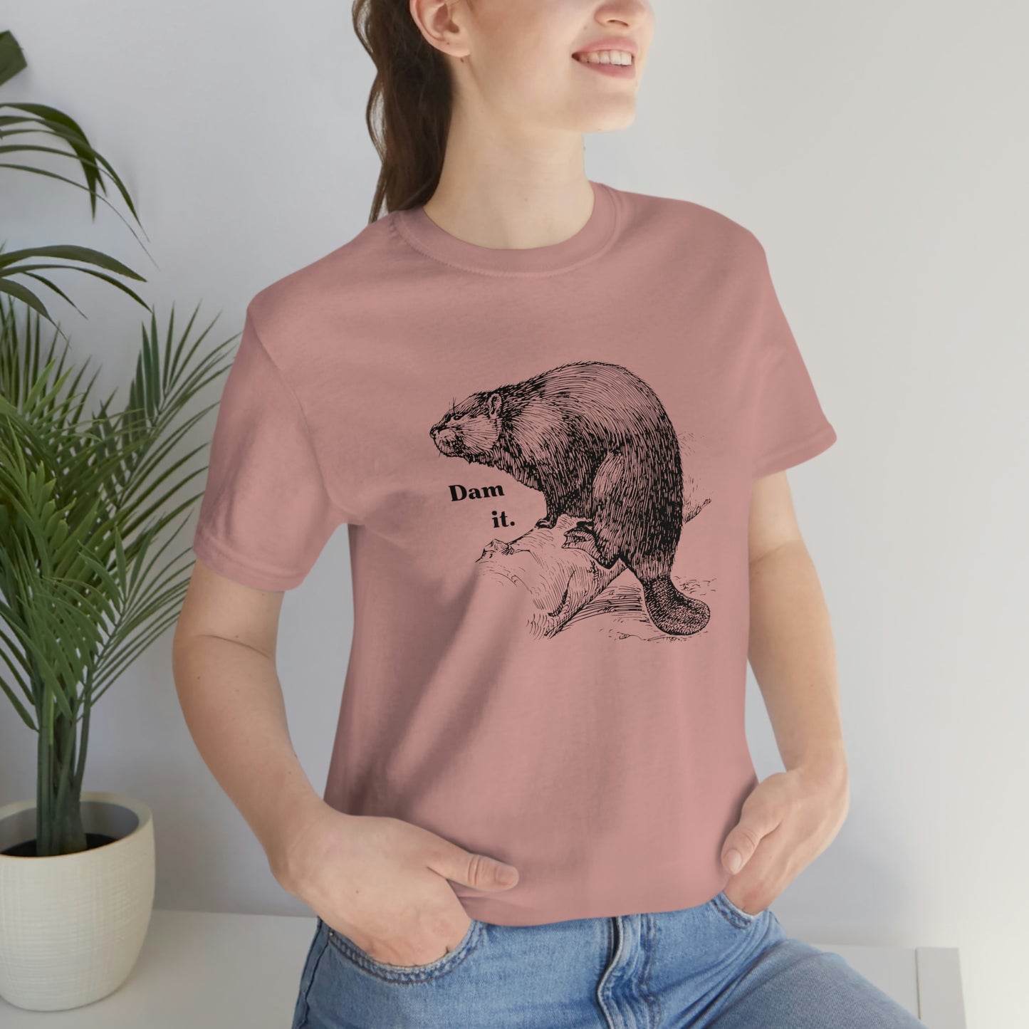 "Dam it" Bella Canvas Graphic Short Sleeve Tee