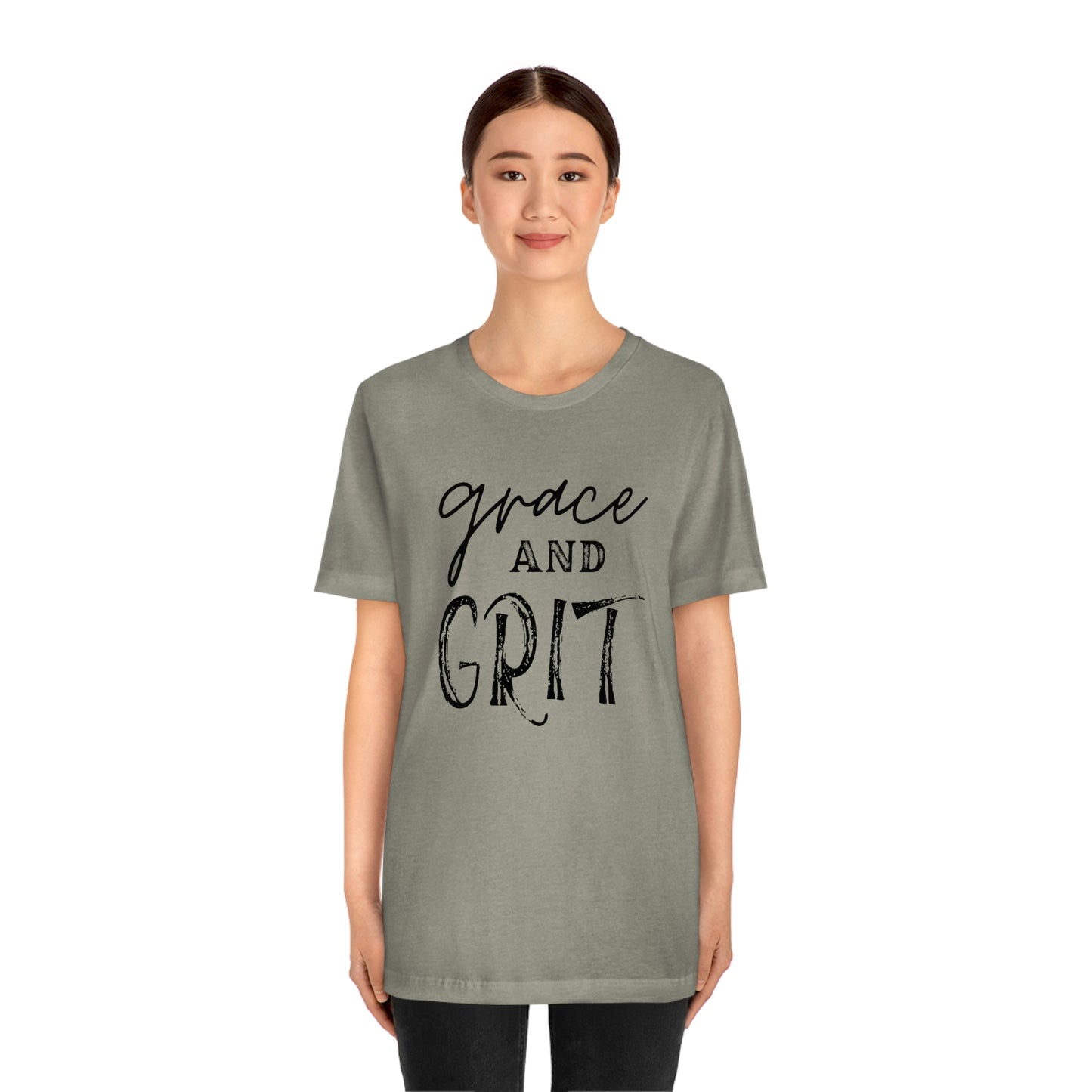 "Grace and Grit" Unisex Jersey Short Tee