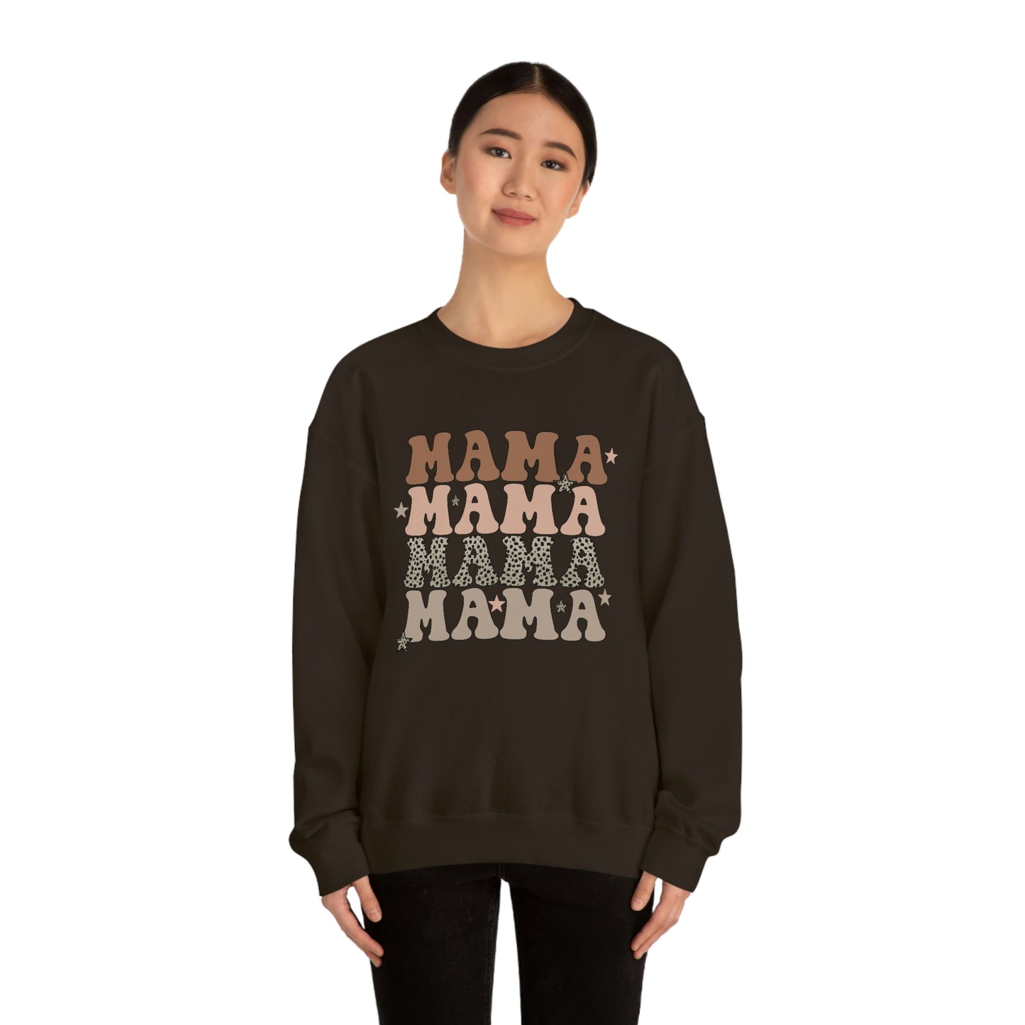"MAMA" Unisex Heavy Blend™ Crewneck Sweatshirt
