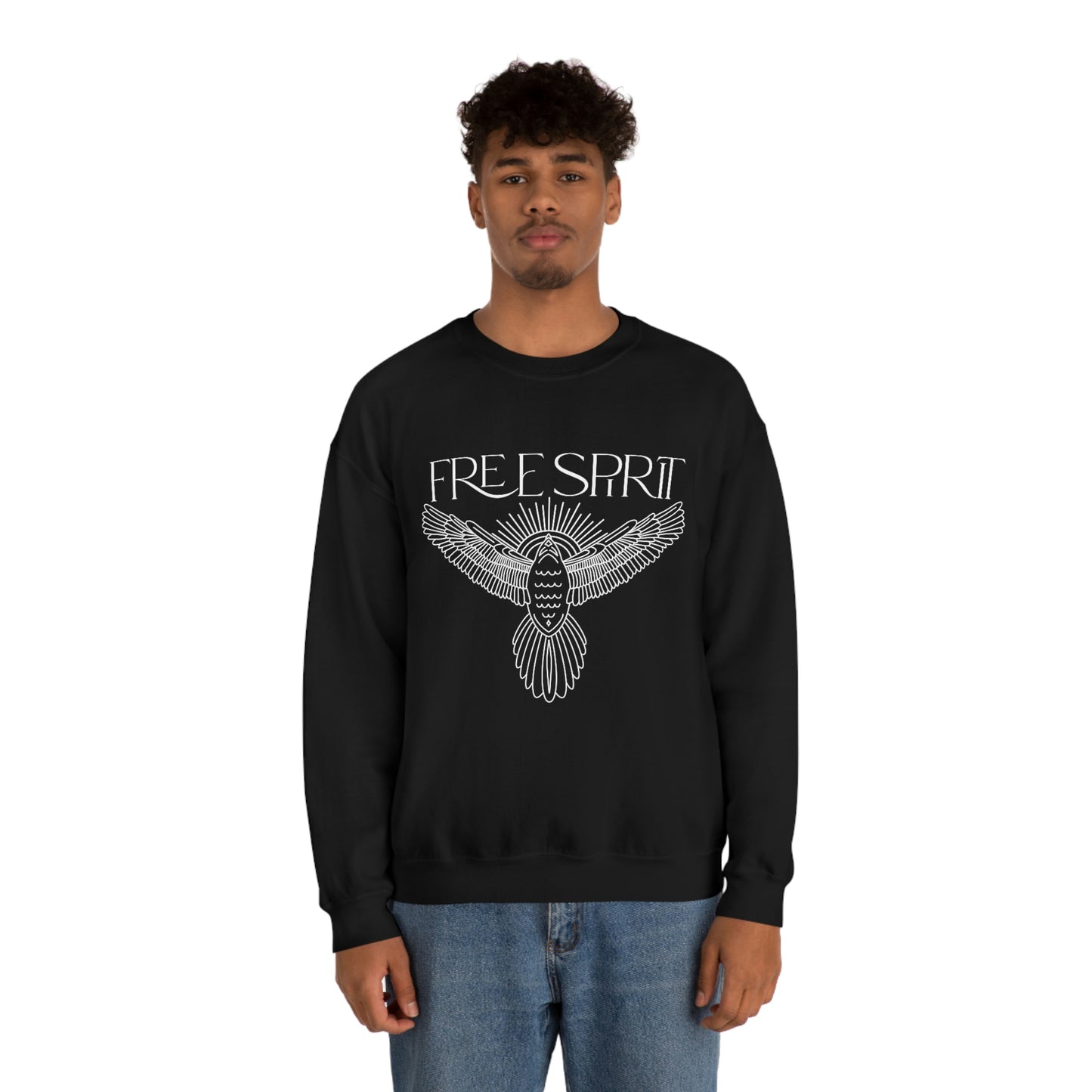 "Free Spirit" Unisex Crewneck Sweatshirt