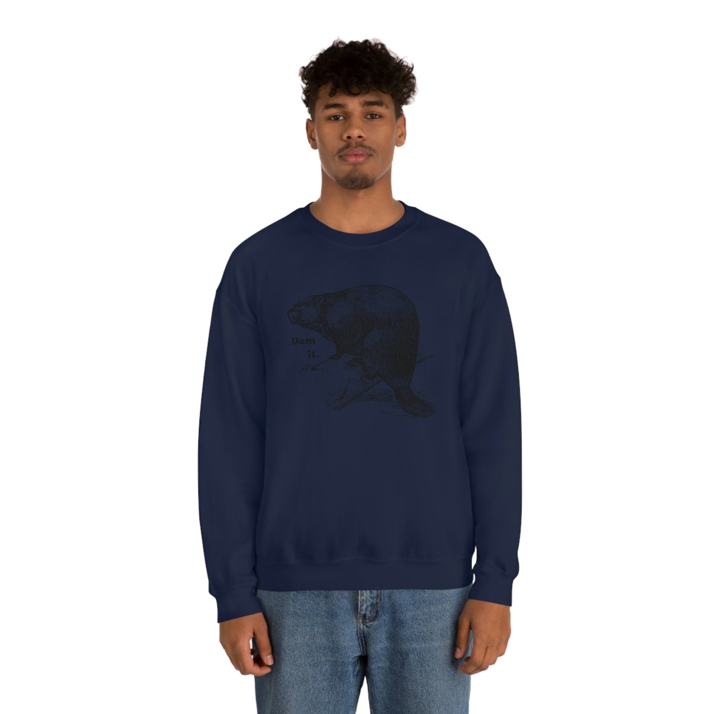 "Dam it" Gildan Graphic Crewneck Sweatshirt