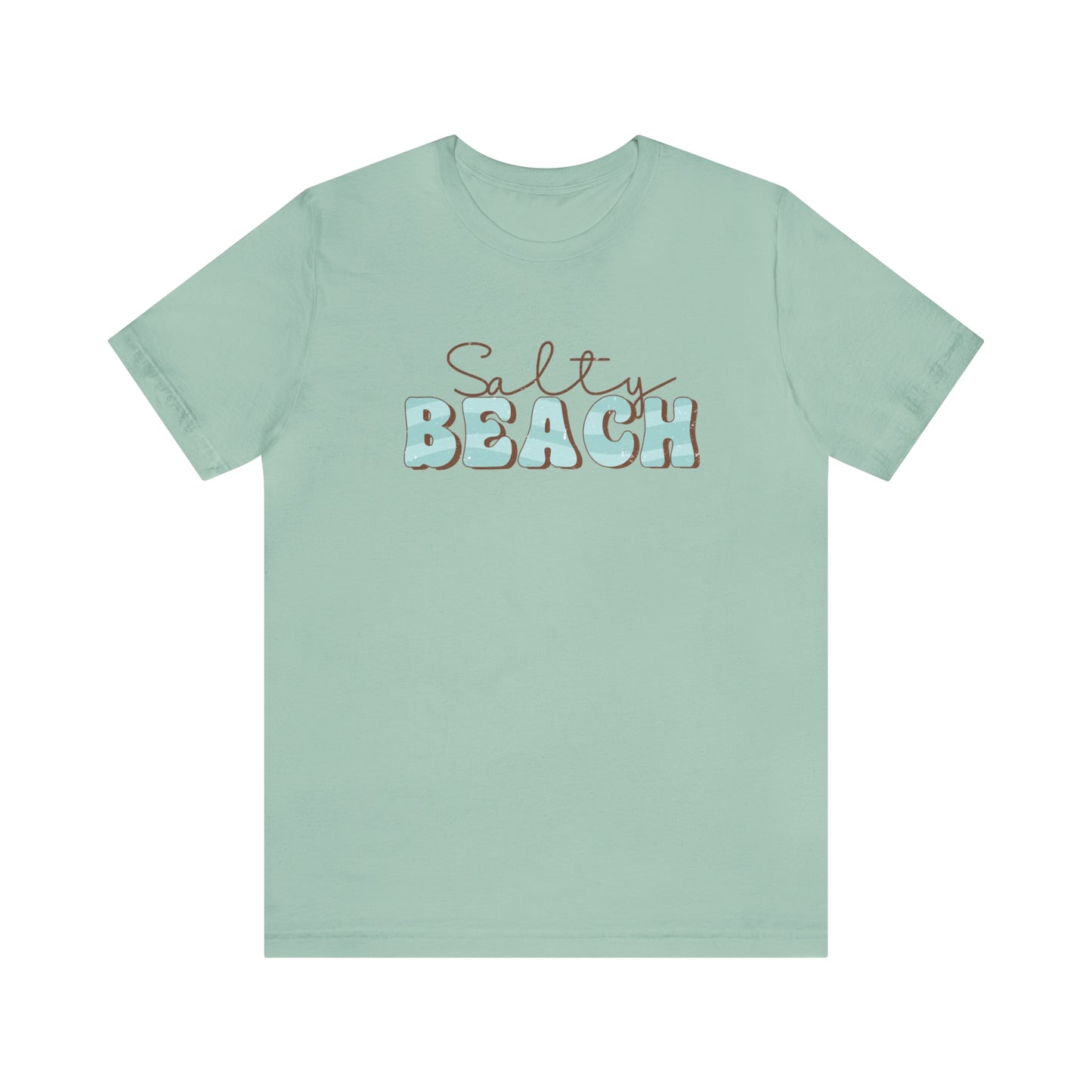 "Salty Beach" Bella Canvas Short Sleeve Tee