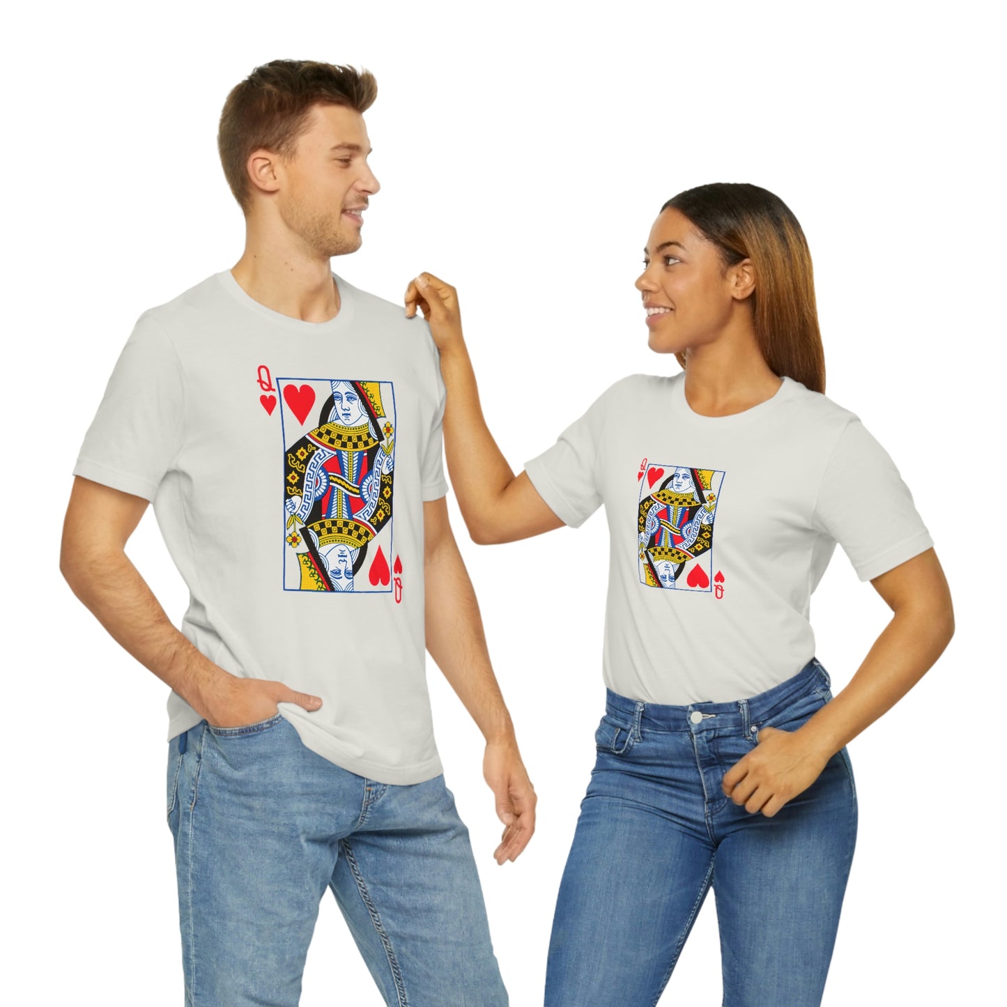 "Queen of Hearts" Unisex Jersey Short Sleeve Tee
