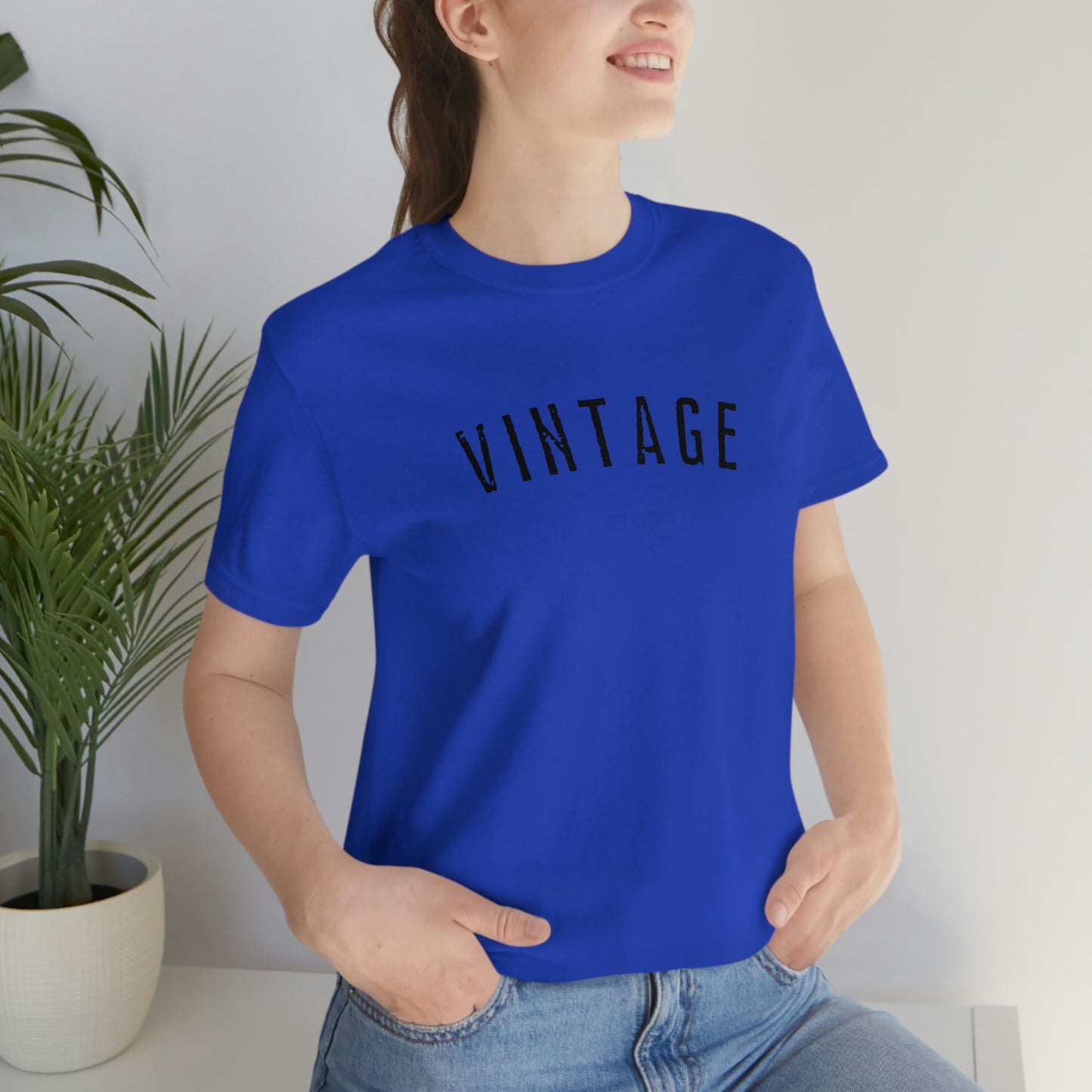 "Vintage" Bella Canvas Unisex Jersey Short Sleeve Tee