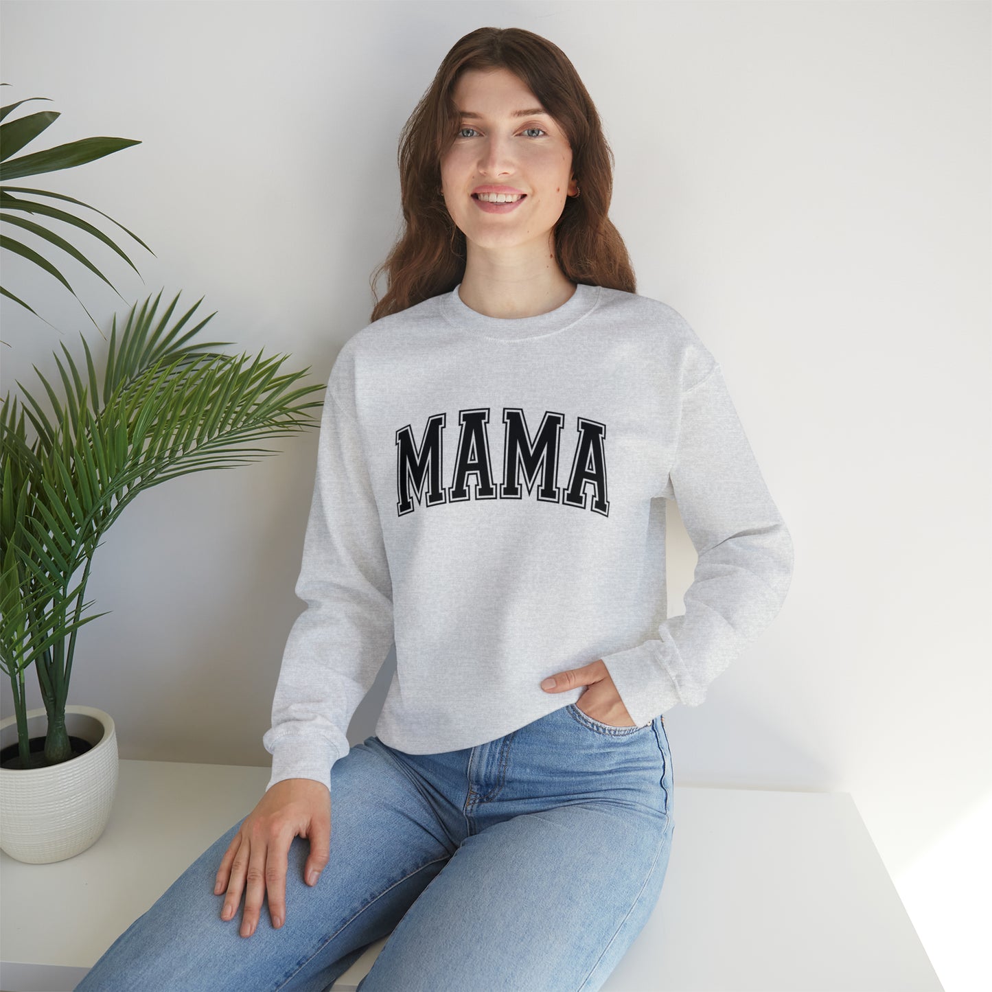 "MAMA" Graphic Unisex Crewneck Sweatshirt