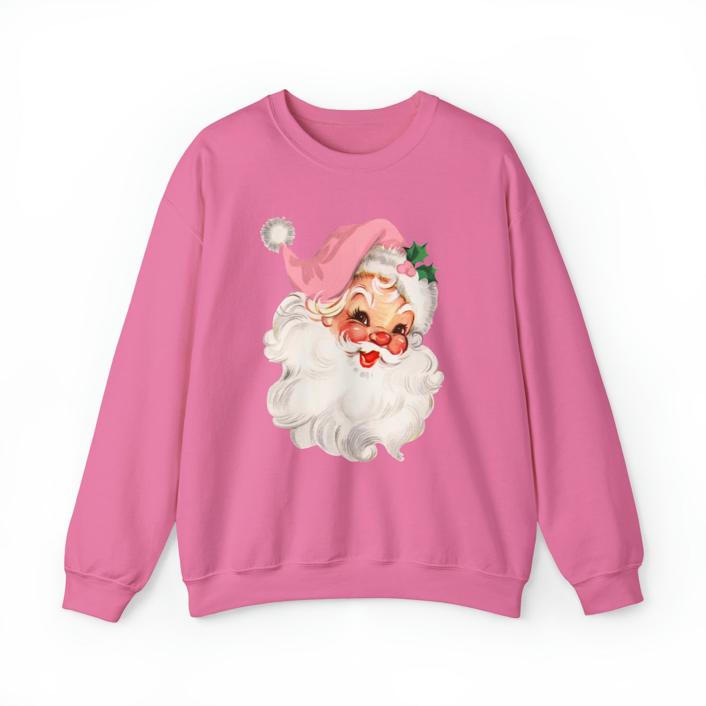 Retro Pink Santa Sweatshirt