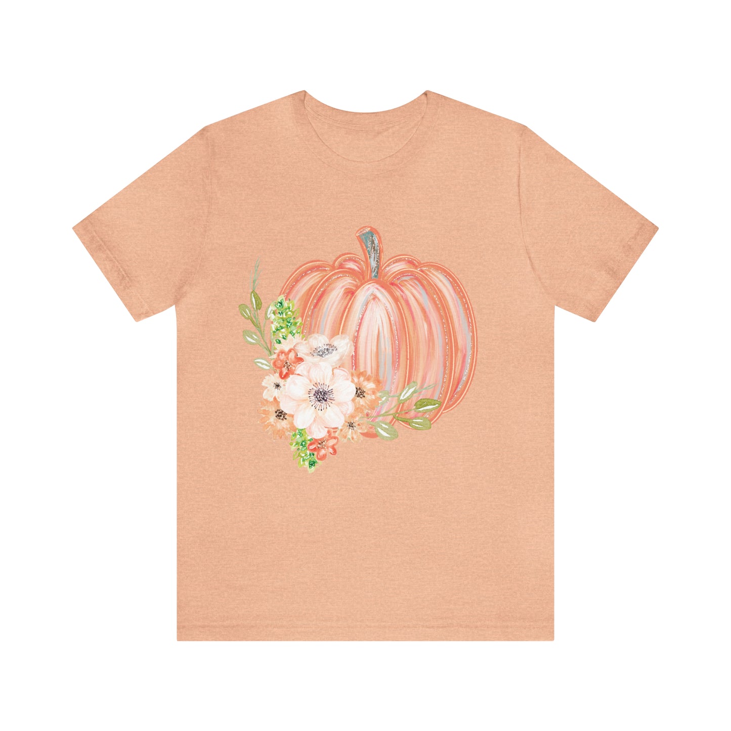 Watercolor Pumpkin Bella Canvas Tee