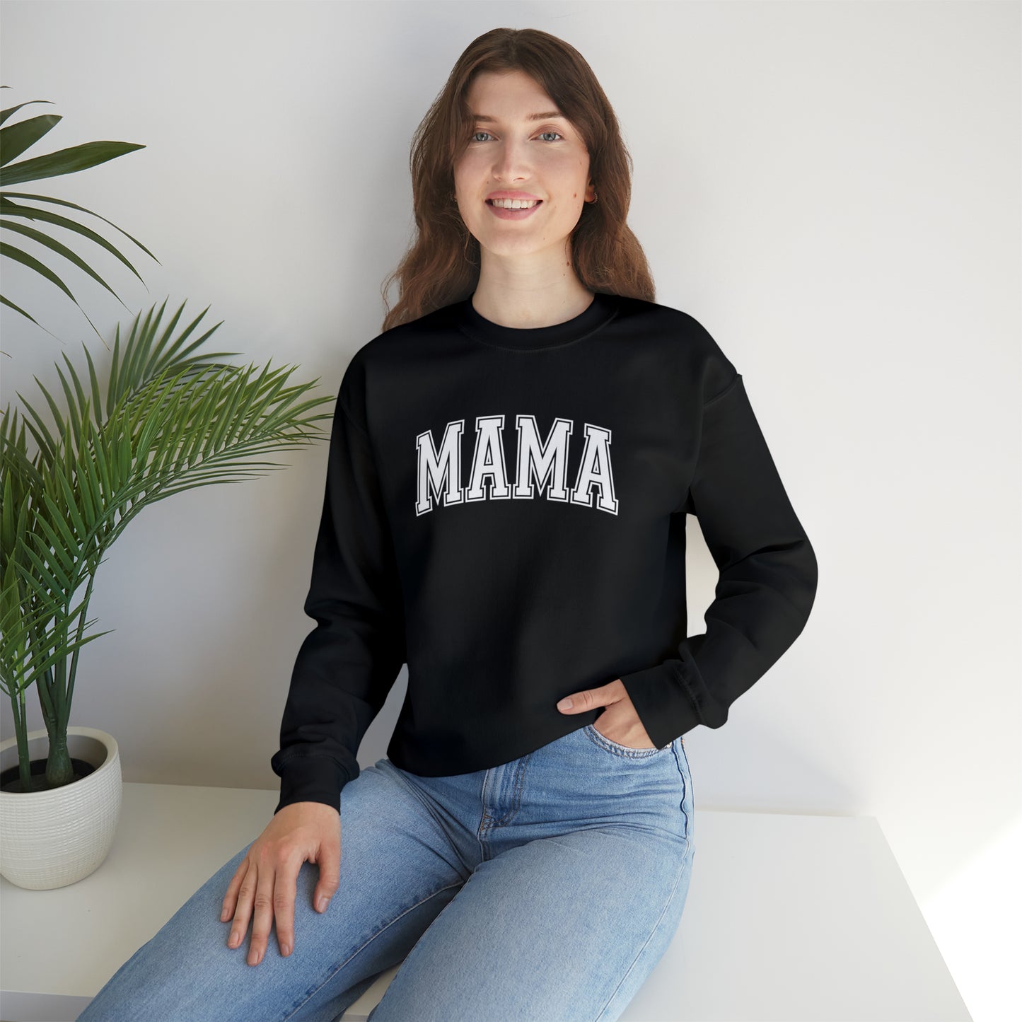 "MAMA" Graphic Unisex Crewneck Sweatshirt