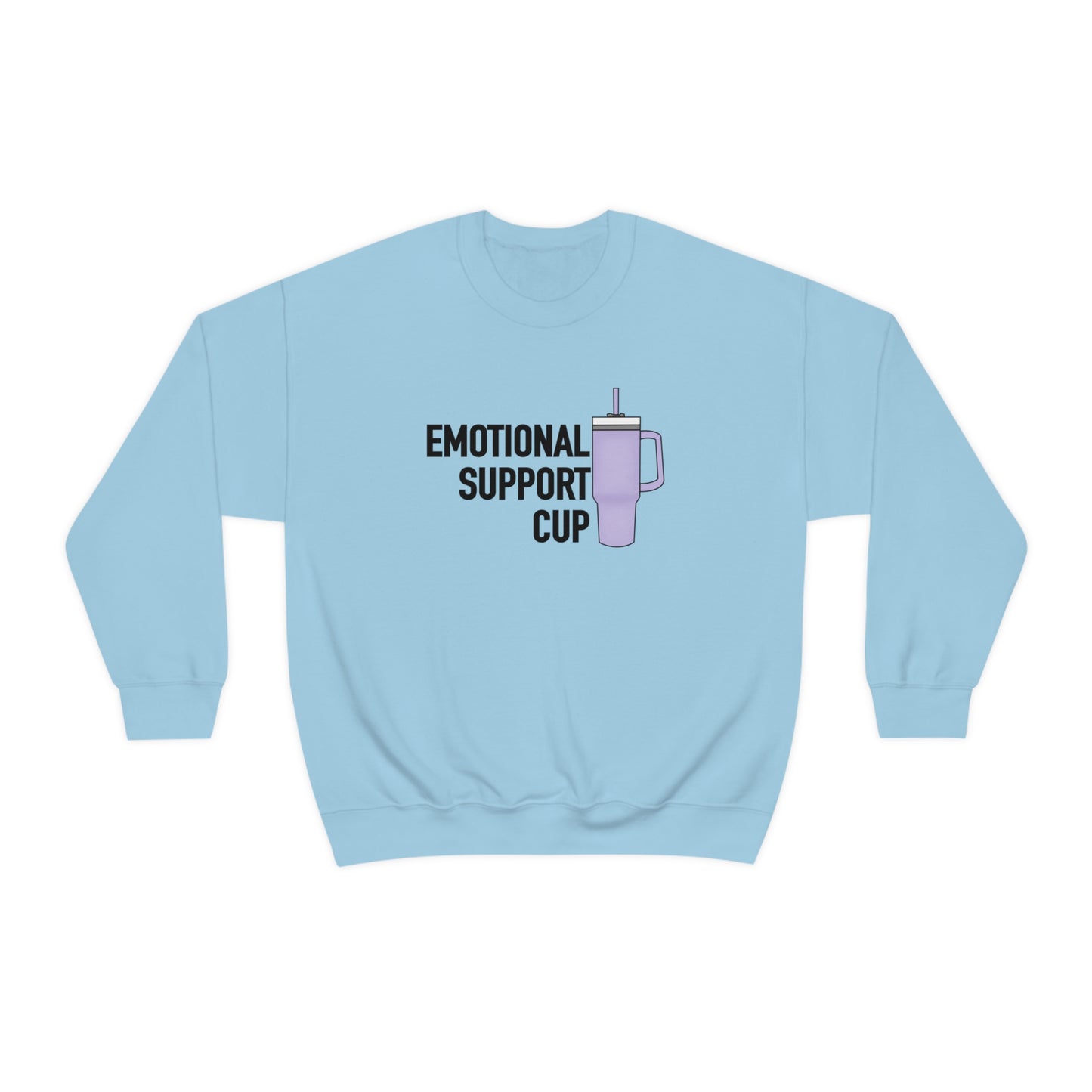 "Emotional Support Cup" Gildan Unisex Crewneck Sweatshirt