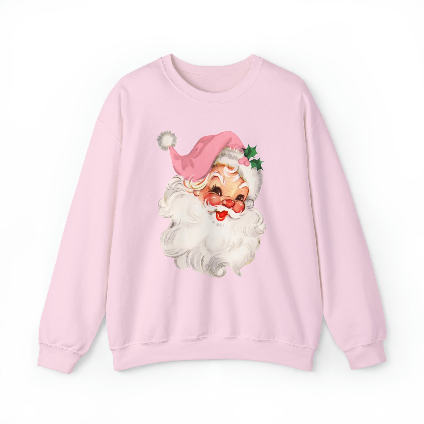 Retro Pink Santa Sweatshirt