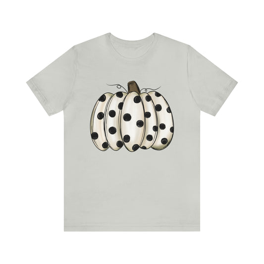 "Dot Pumpkin" Bella Canvas Unisex T-Shirt