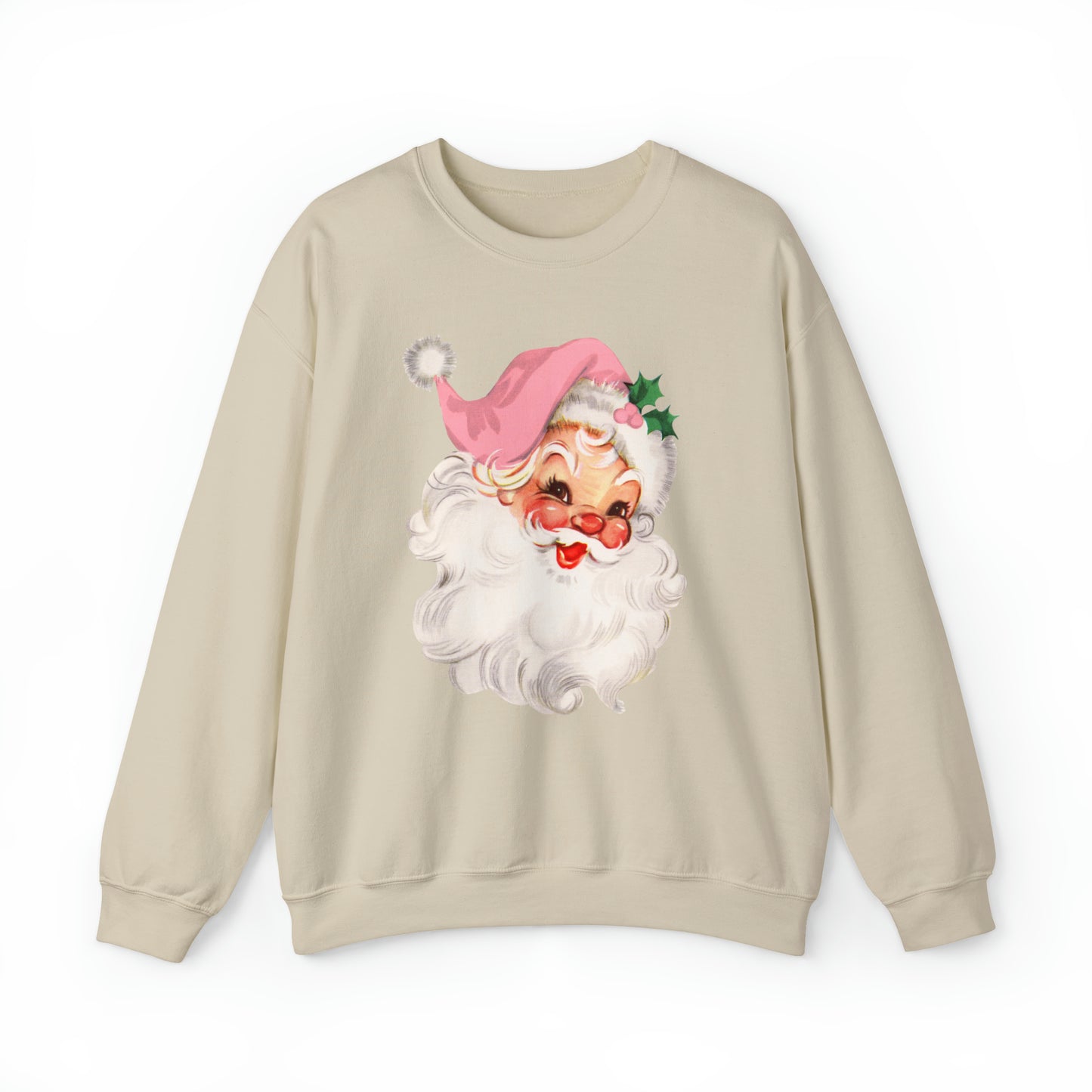 Retro Pink Santa Sweatshirt