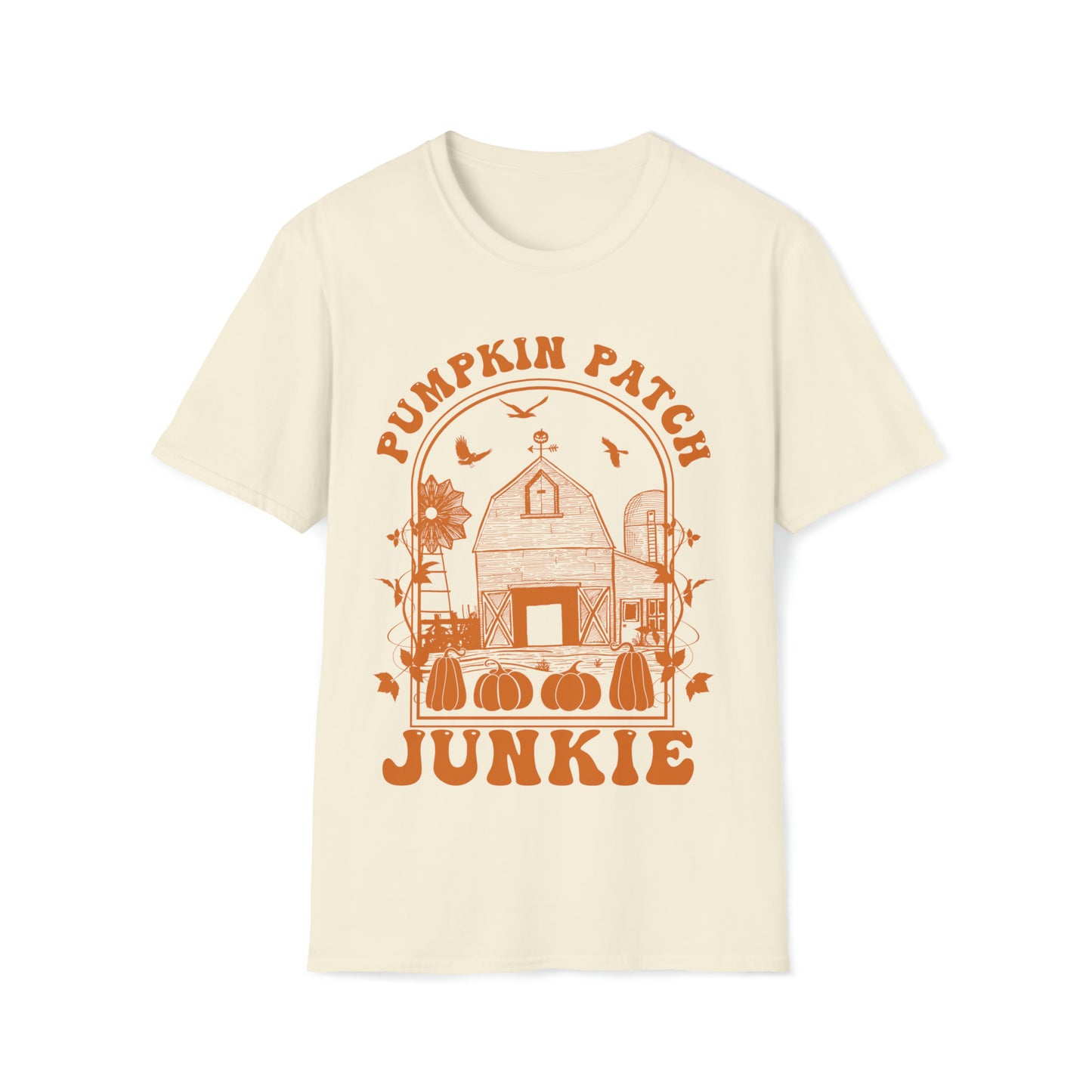 Pumpkin Patch Junkie, Gildan Soft Style Tee