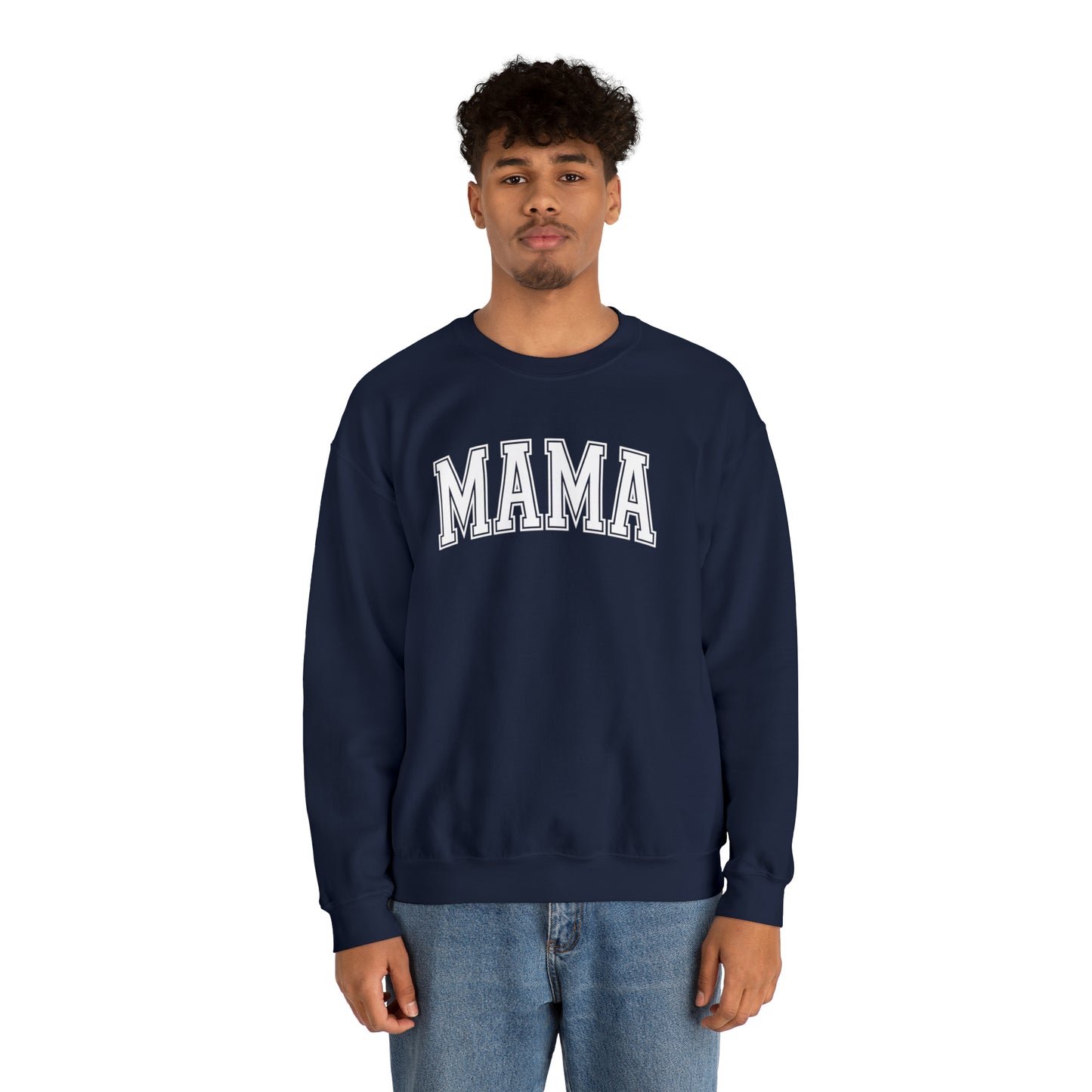 "MAMA" Graphic Unisex Crewneck Sweatshirt