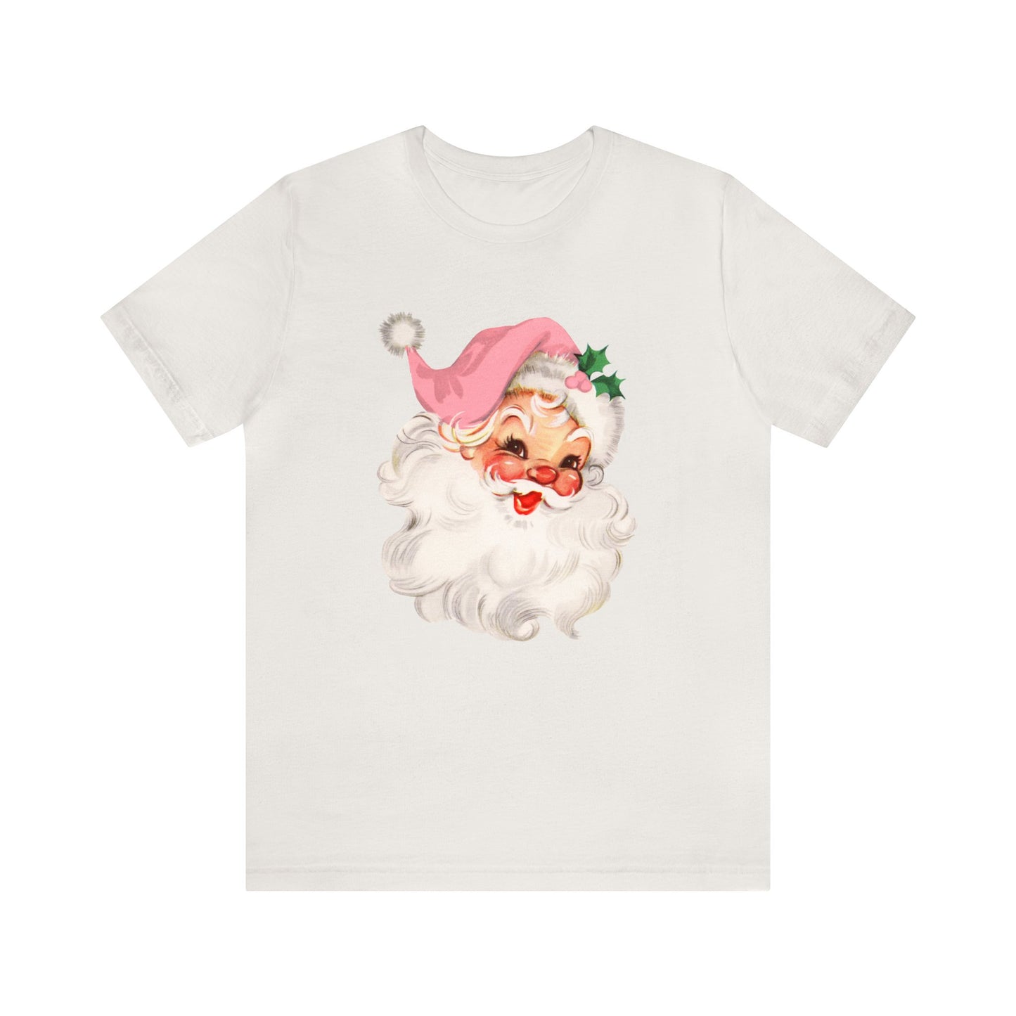 Pink Retro Santa Tee
