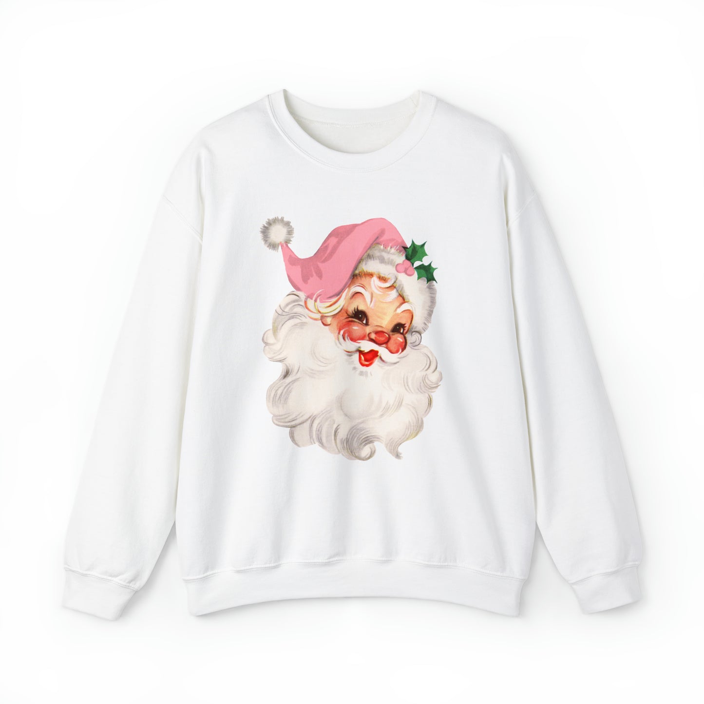 Retro Pink Santa Sweatshirt