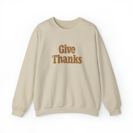 Give Thanks Gildan Sweatshirt