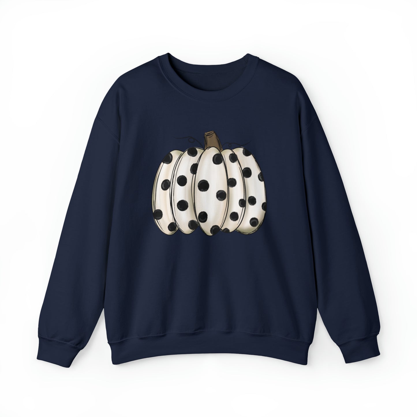 "Dot Pumpkin" Gildan Sweatshirt