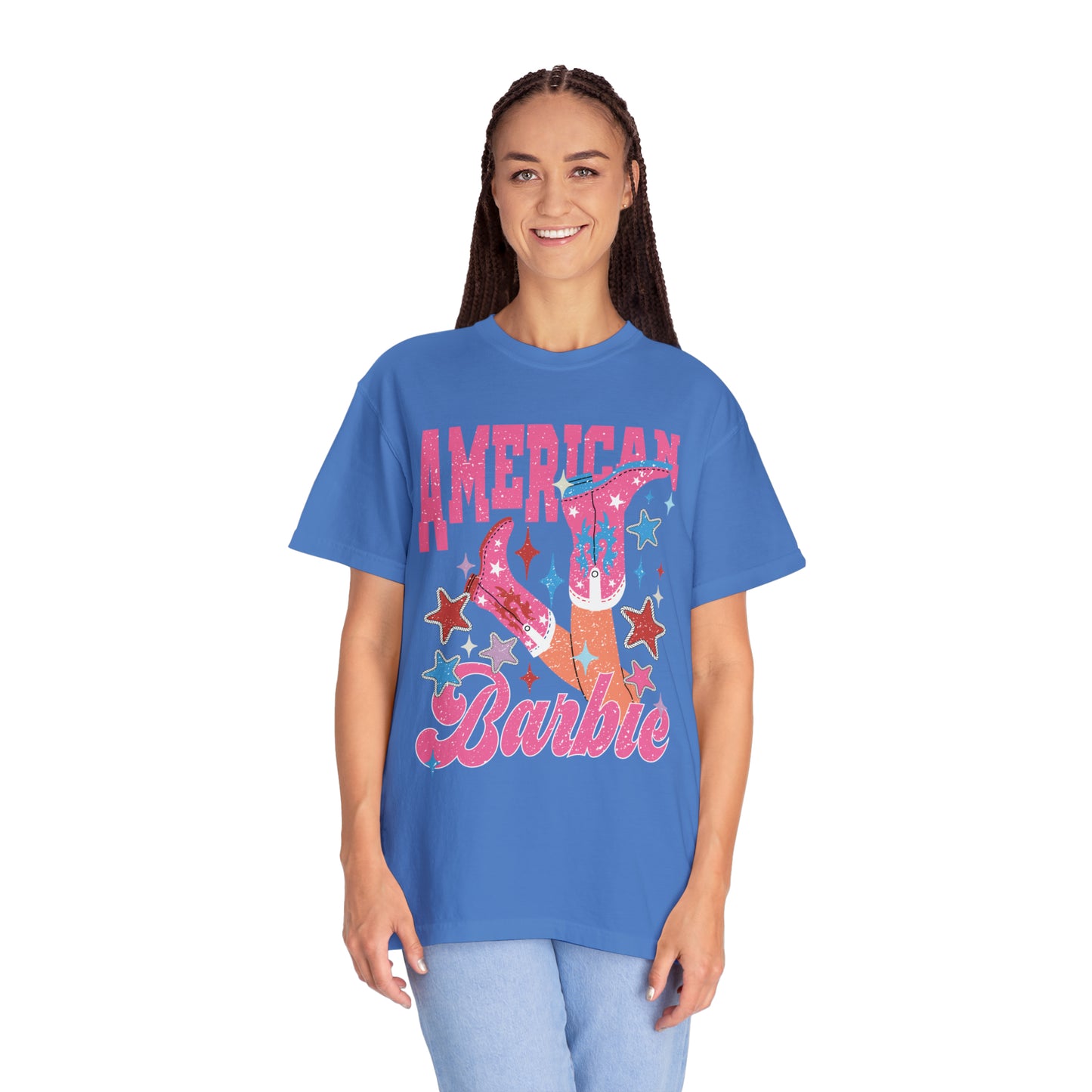 "American Barbie" Comfort Colors Oversized T-shirt