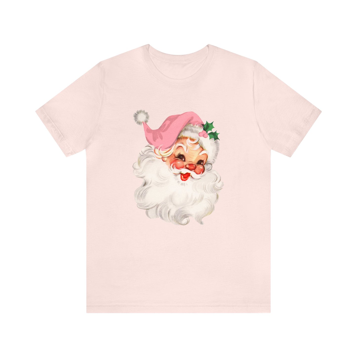 Pink Retro Santa Tee