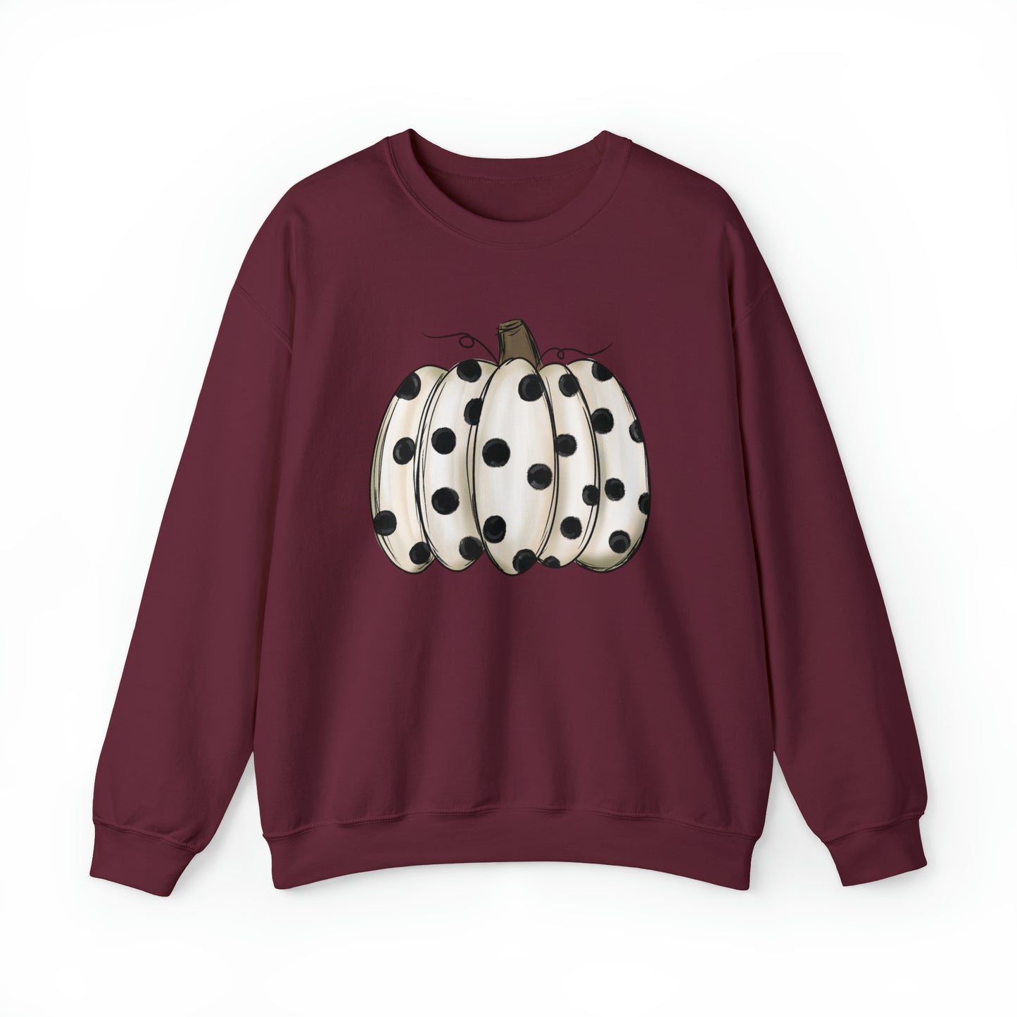 "Dot Pumpkin" Gildan Sweatshirt