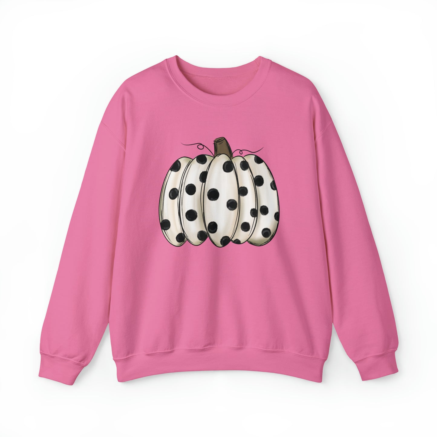 "Dot Pumpkin" Gildan Sweatshirt