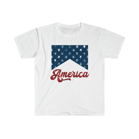 "America" Gildan Unisex Softstyle T-Shirt