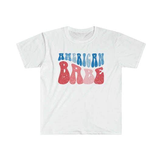 "American Babe" Gildan Unisex Softstyle T-Shirt