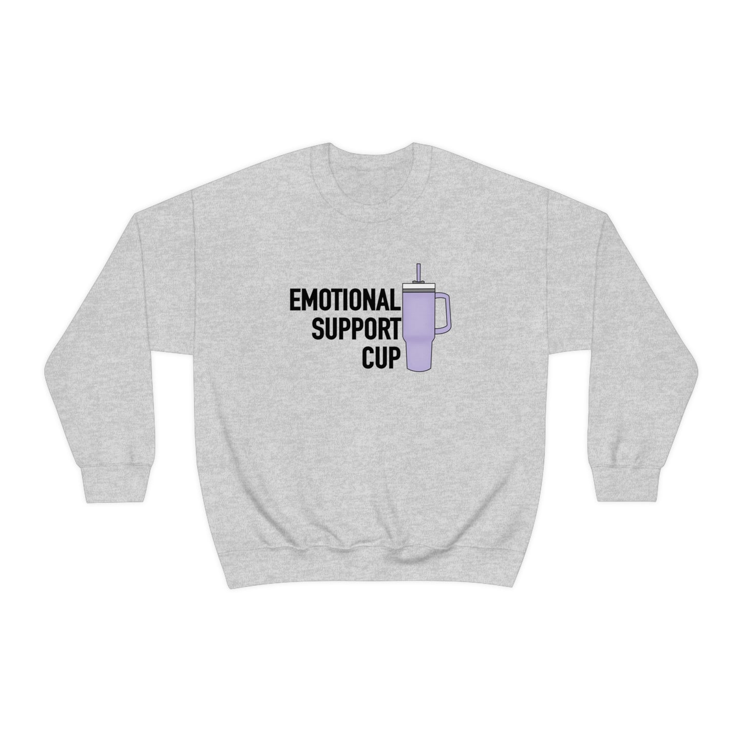 "Emotional Support Cup" Gildan Unisex Crewneck Sweatshirt