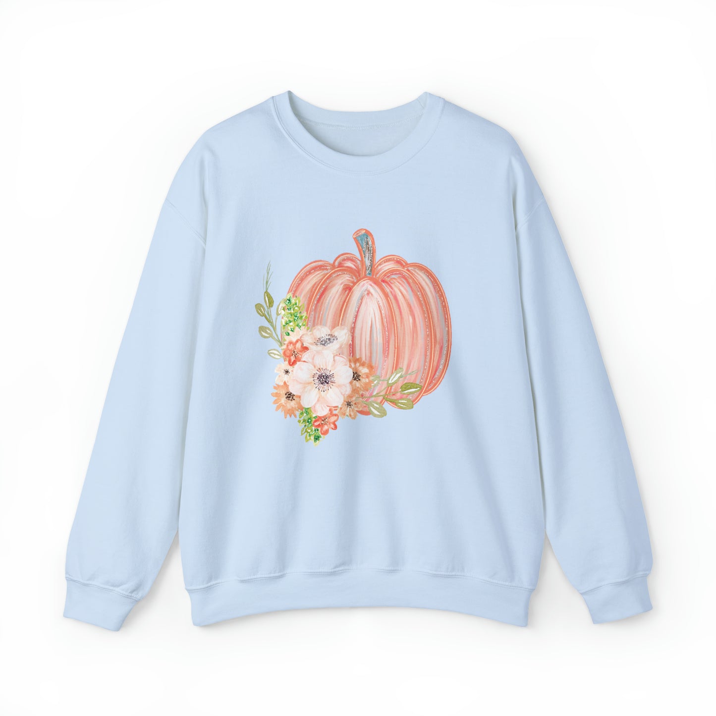 Watercolor Pumpkin Gildan Sweatshirt