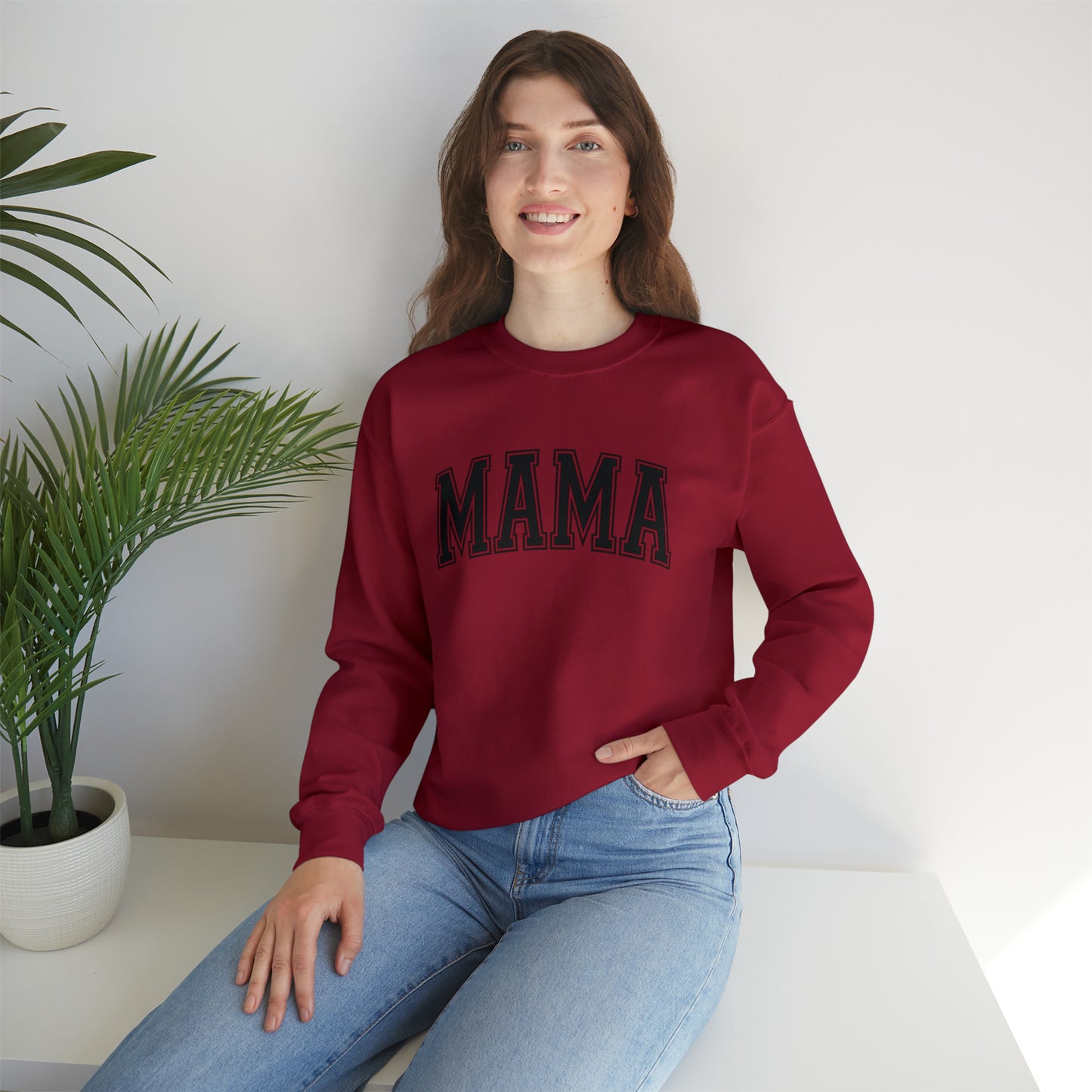 "MAMA" Graphic Unisex Crewneck Sweatshirt