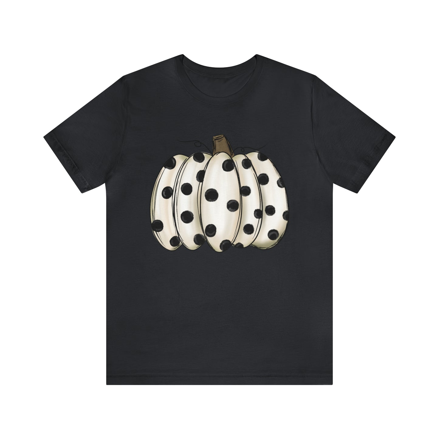 "Dot Pumpkin" Bella Canvas Unisex T-Shirt