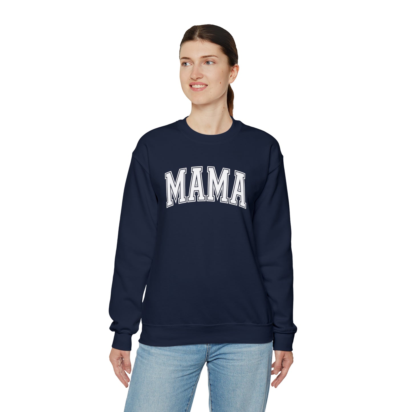 "MAMA" Graphic Unisex Crewneck Sweatshirt