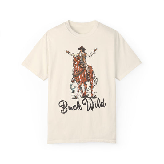 Buck Wild, Western Comfort Colors T-shirt