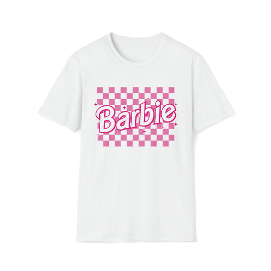 "Checkered Barbie" Gildan Unisex Softstyle T-Shirt