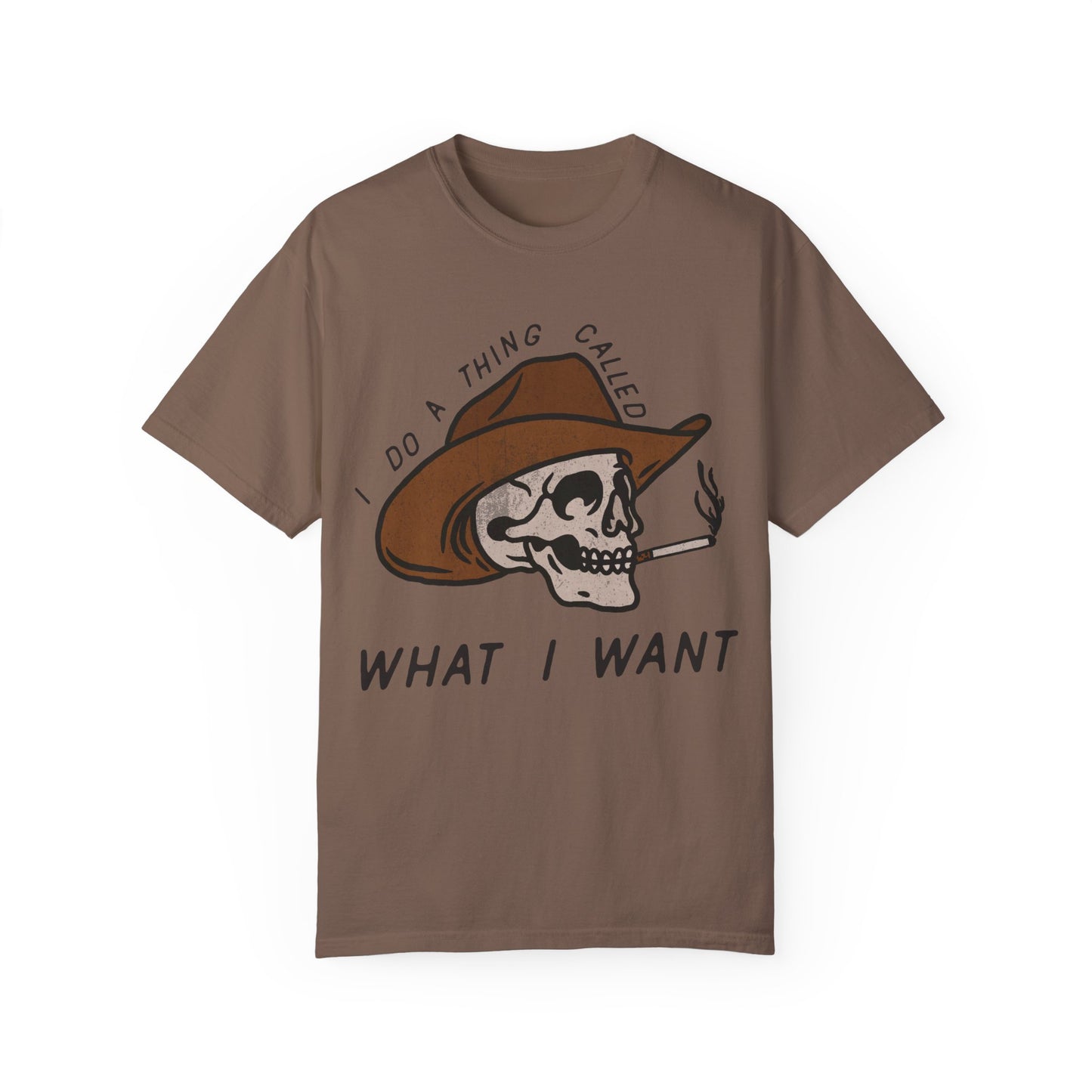 I Do What I Want, Western Comfort Colors T-shirt