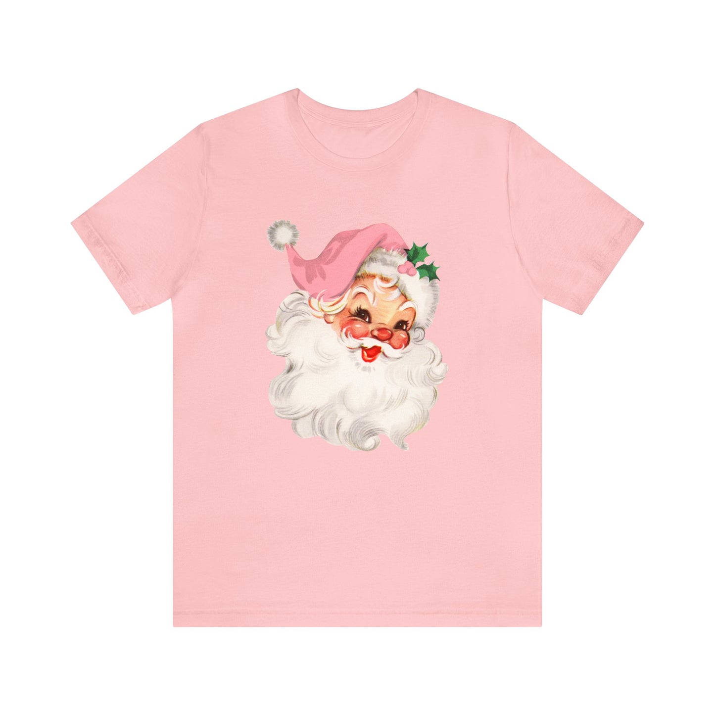 Pink Retro Santa Tee