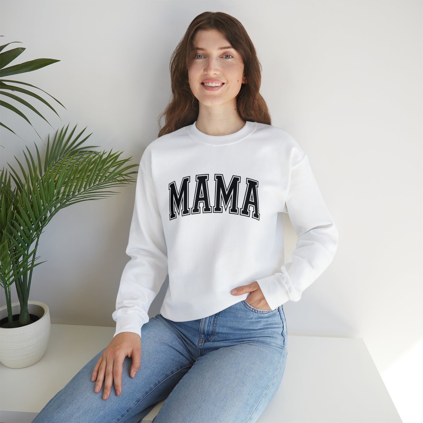 "MAMA" Graphic Unisex Crewneck Sweatshirt