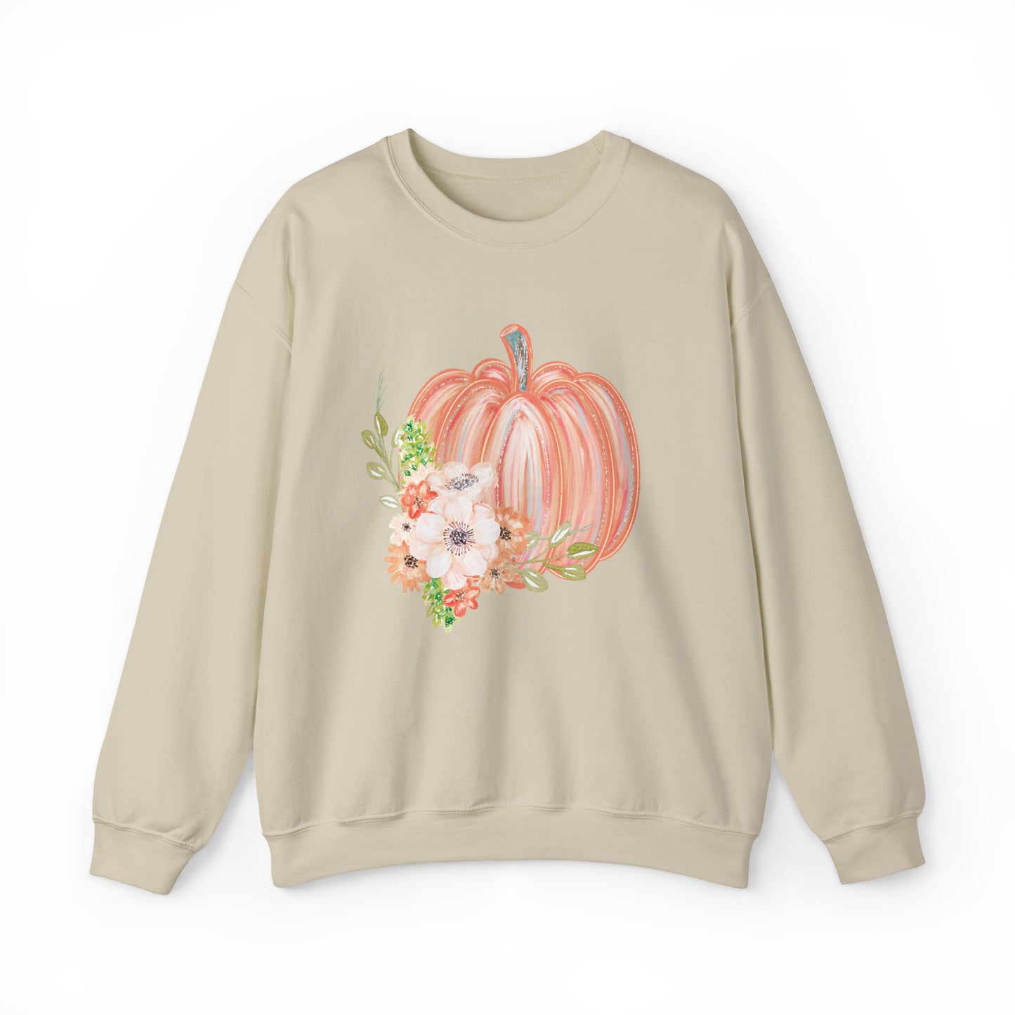 Watercolor Pumpkin Gildan Sweatshirt