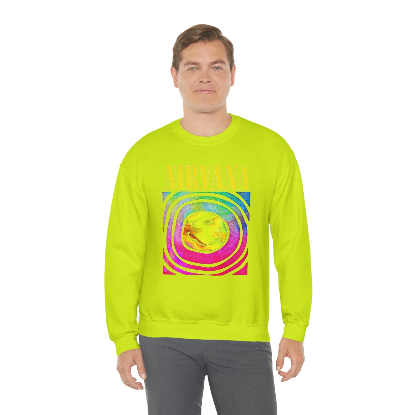 "Nirvana" Graphic Crewneck Sweatshirt