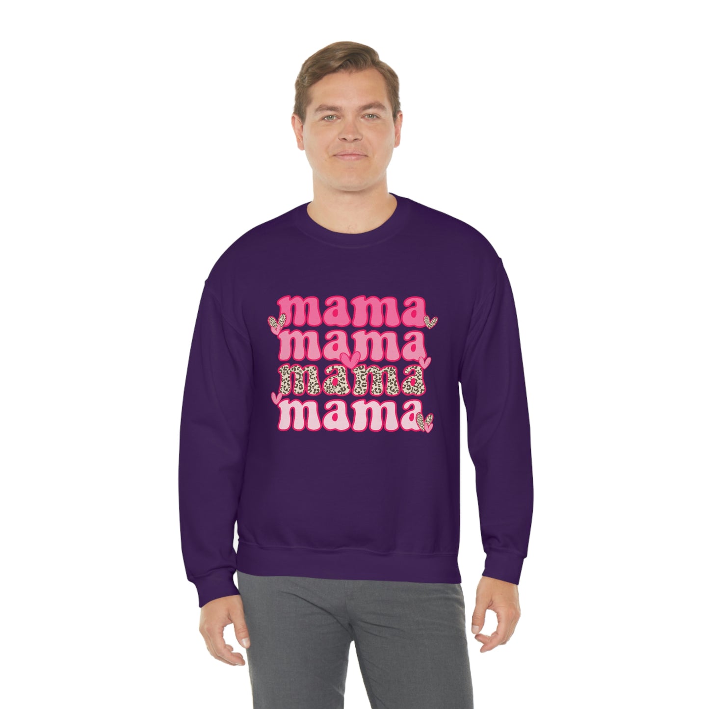 "Mama" Unisex Heavy Blend™ Crewneck Sweatshirt