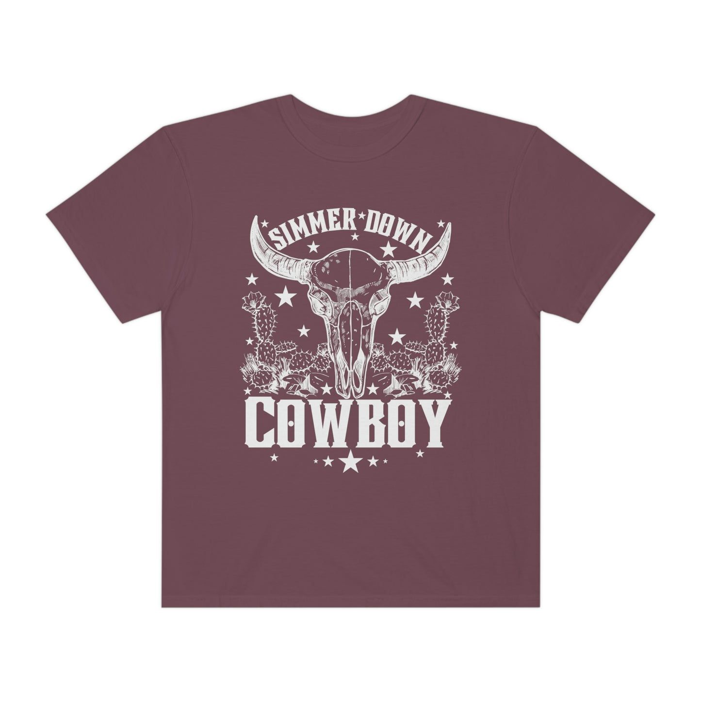 "Simmer Down Cowboy" Comfort Colors Unisex Graphic T-shirt