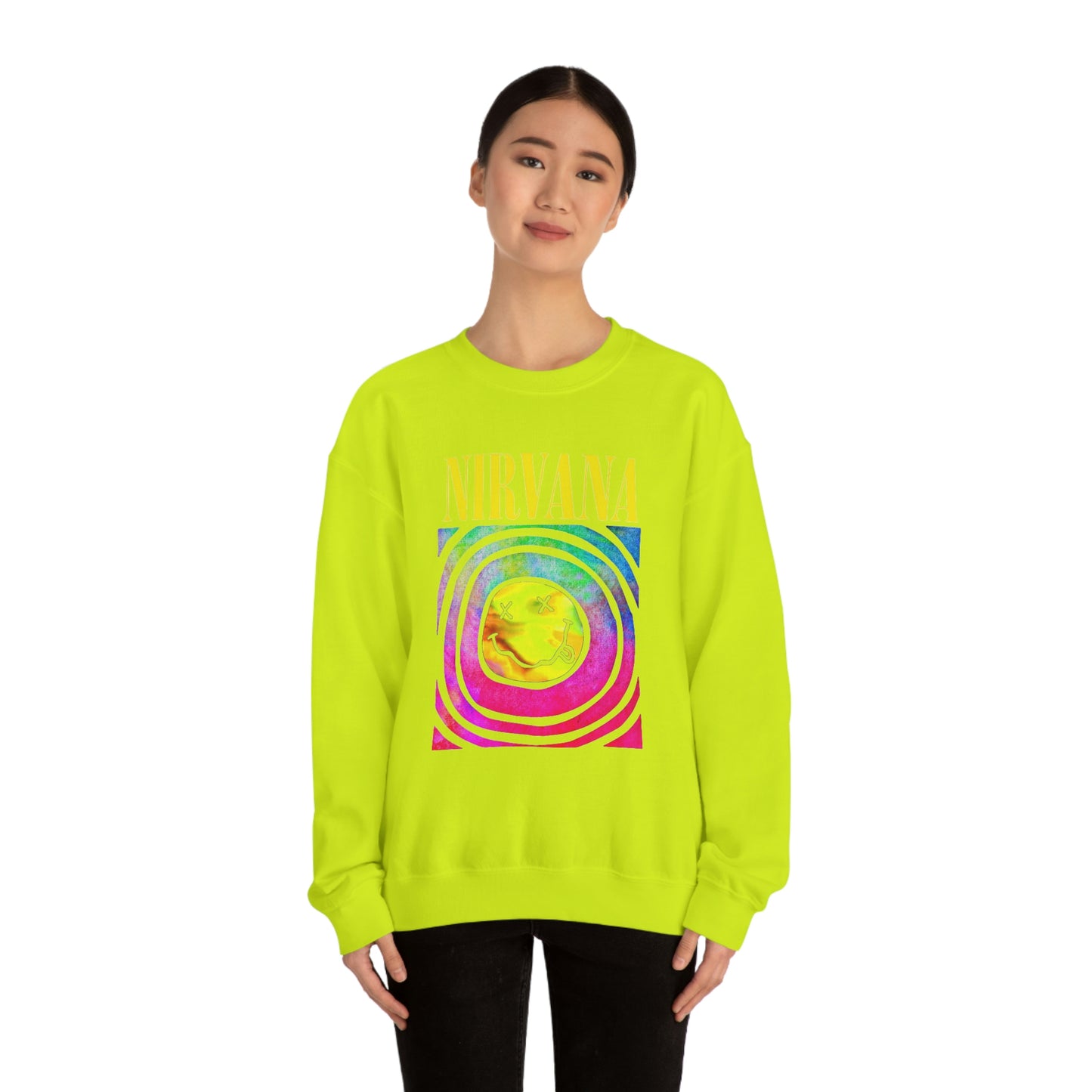 "Nirvana" Graphic Crewneck Sweatshirt