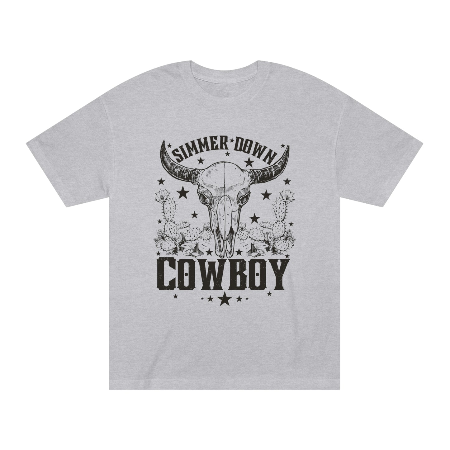 "Simmer Down Cowboy" Oversized Tee/Unisex Classic Tee