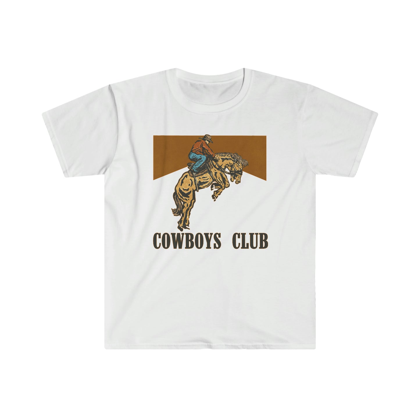 "Cowboy Club" Unisex Softstyle T-Shirt