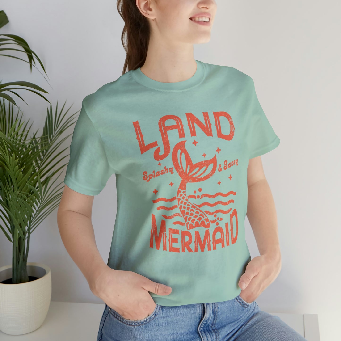 "Land Mermaid" Bella Canvas Short Sleeve Tee