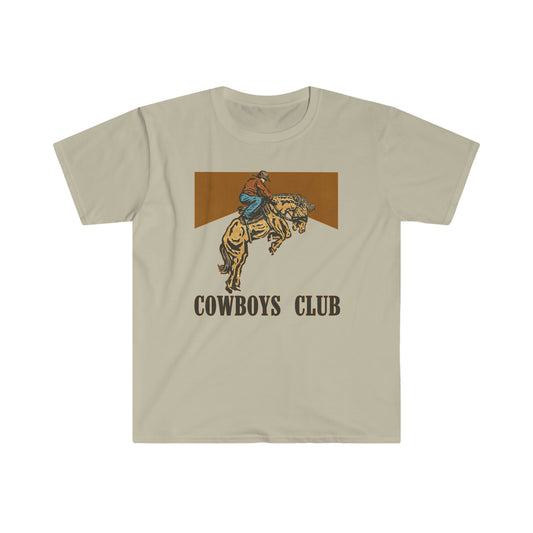 "Cowboy Club" Unisex Softstyle T-Shirt