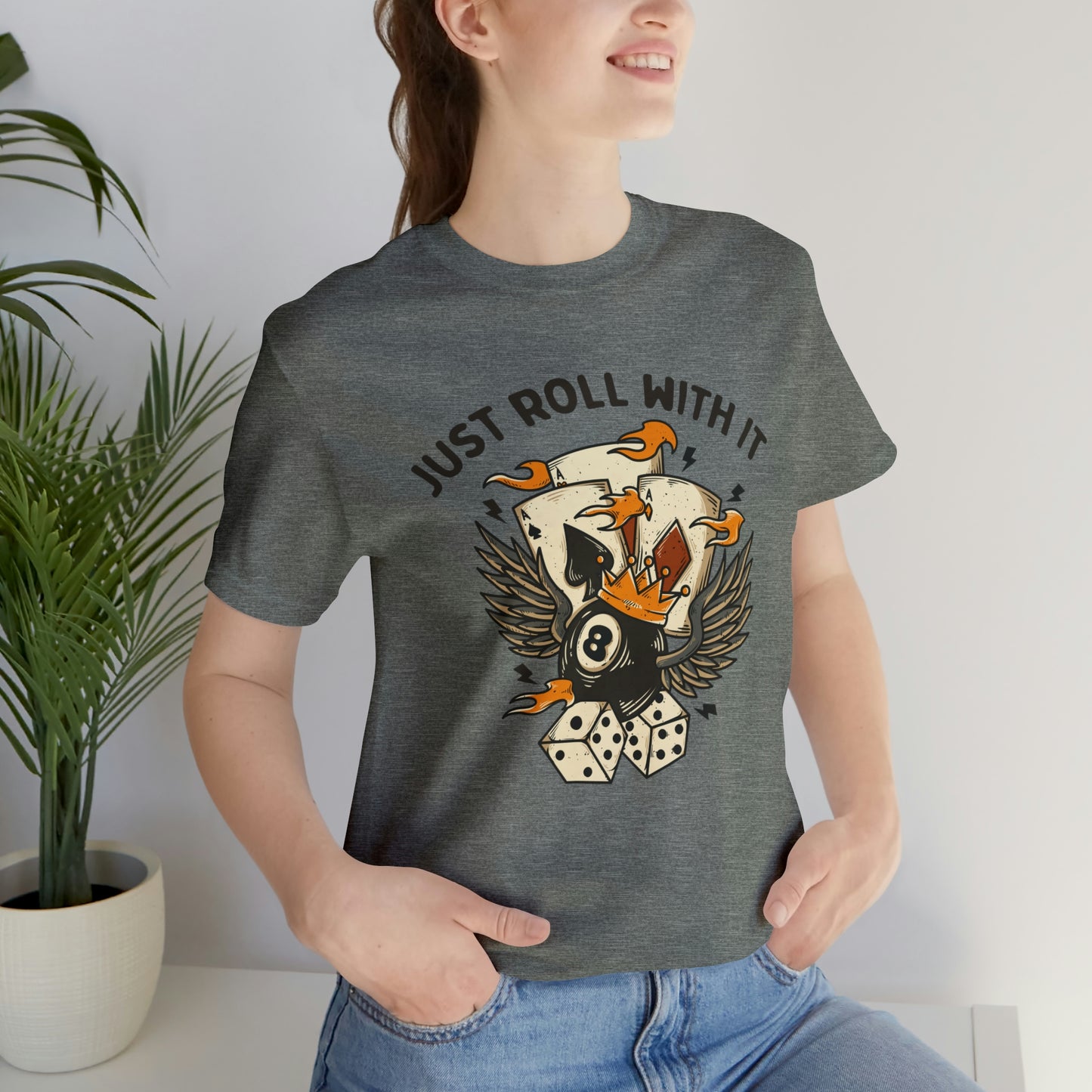 "Just Roll With It" Bella Canvas Short Sleeve Tee
